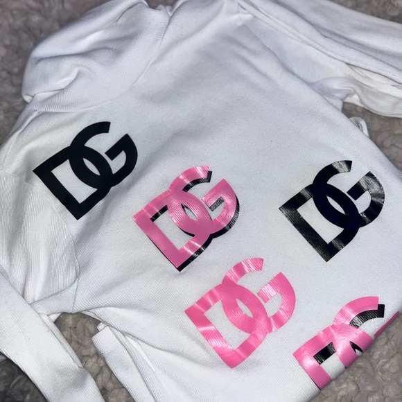 Blackpink and white turtleneck size small - Picture 3 of 7